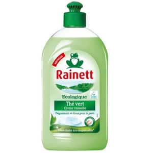 Test et avis sur le liquide vaisselle écologique Rainett Thé vert​