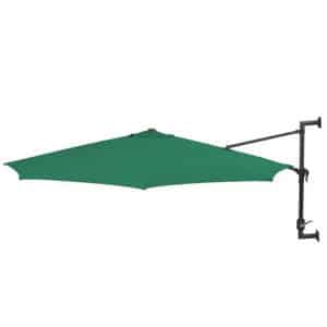 Test et avis sur le parasol mural avec mât métallique