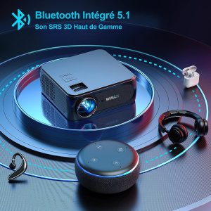 Vidéoprojecteur 5G WiFi Bluetooth 9500 Lumens WiMiUS