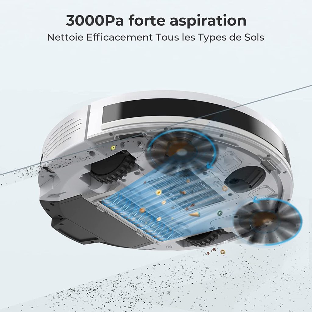 Kit Accessoires Pour Aspirateur Robot Laresar P10/J10 - Brosse Principale, Latérale, Filtres, Balais