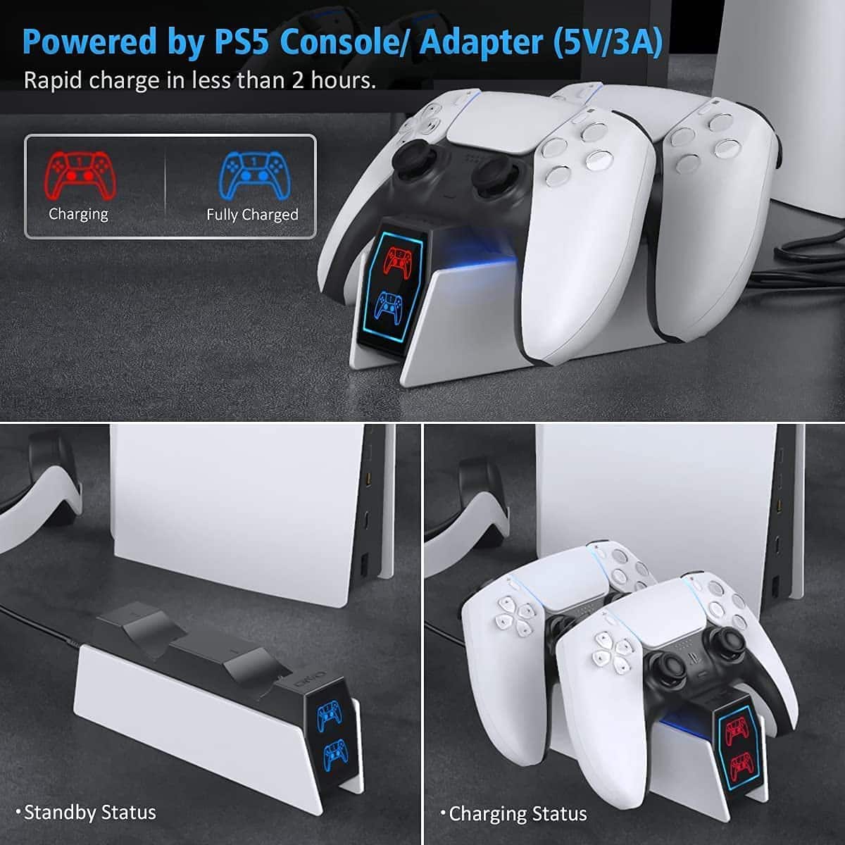 Chargeur manette promo ps5