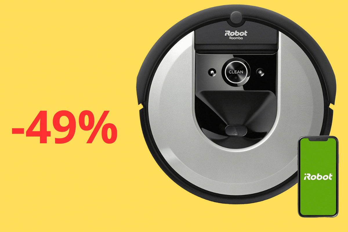 iRobot Roomba i7 aspirateur robot à 49% DE REMISE !